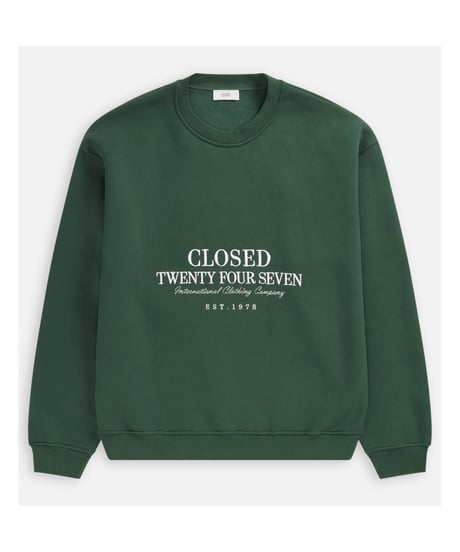 CLOSED Men's/ｵｰｶﾞﾆｯｸ裏毛ｽｴｯﾄ/Classic embroidery