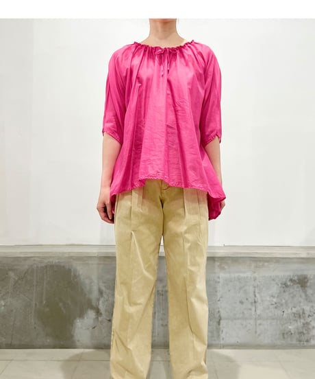 Lady'sコットンボイルトップス(ヴィヴィッド)/HannohWessel/38