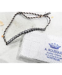 nina des criquets/ジルコニア＆ガラスビーズ　ブレスレット　52150