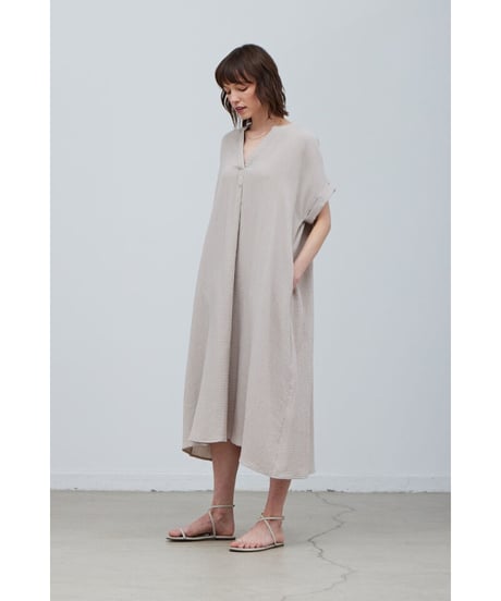【残り僅か】Cotton Gauze/Midi Dress/Haze