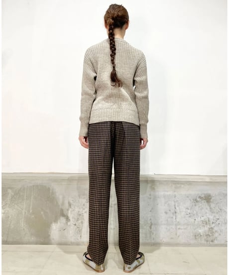 【残り僅か】Knit brary/the Ribbed Knit 100% Peruvian Highland wool