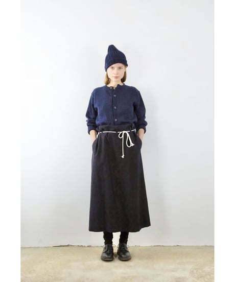 VONSONO/ｱﾙﾊﾟｶ&ｵｰｶﾞﾆｯｸｳｰﾙ・Beanie/Navy