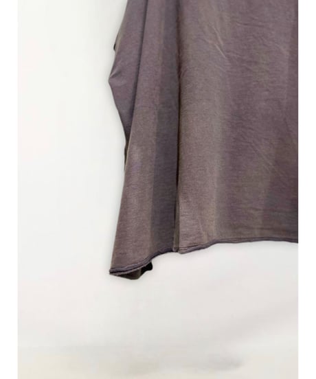 【残り僅か】Box Big Tee フーディー/Cotton100%/Aubergine