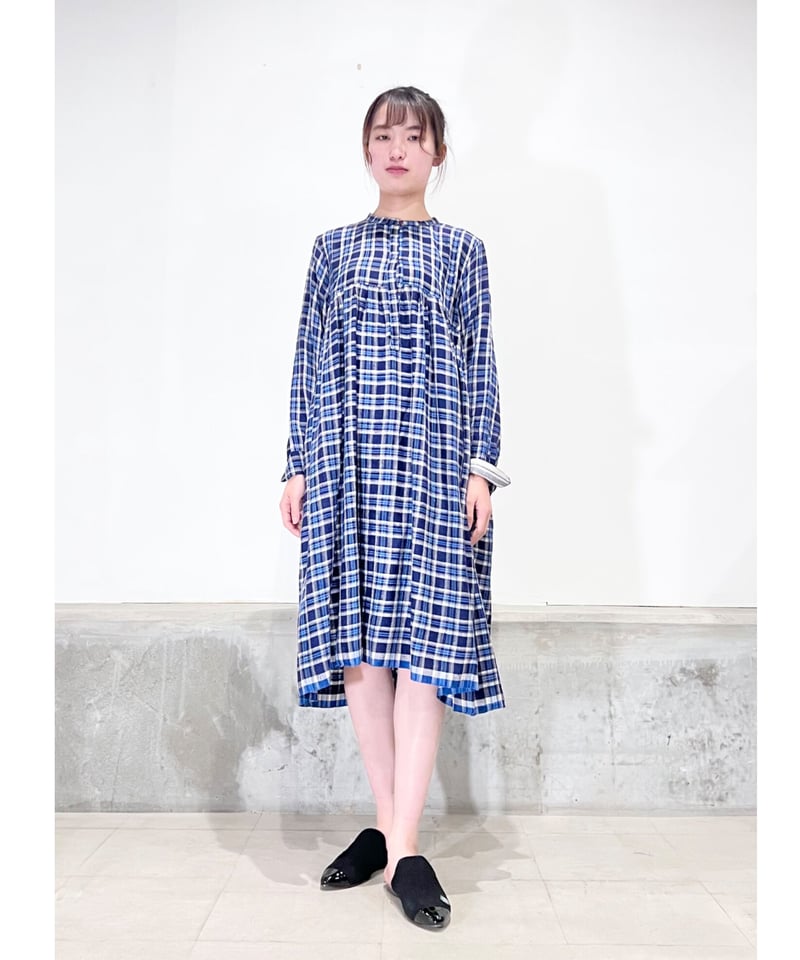 injiri インジリ⭐︎シルクチュニック ドット＆ストライプ - トップス