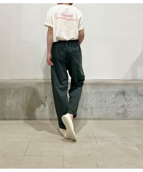【残り僅か】CLOSED/Organic logoTシャツ/Cream