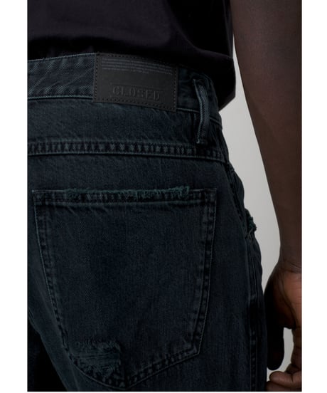 CLOSED Men's/ﾆｰｶｯﾄｵﾌ・X-lentﾃｰﾊﾟｰﾃﾞﾆﾑ/ﾌﾞﾗｯｸ＆ｸﾞﾘｰﾝ
