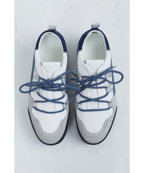 【残り僅か】CLOSED Unisex レースアップスニーカー/Blue slate