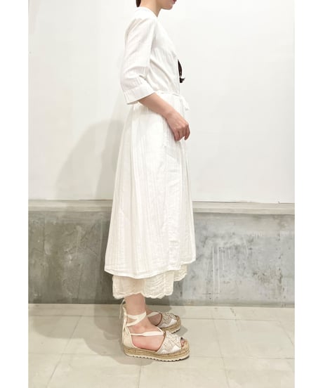 HannohWessel /Lady'sカシュクールドレス/ナチュラル