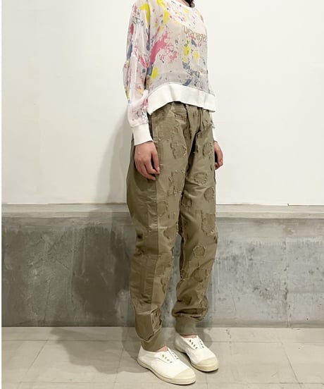 SPOLOGUM  Unisex ベルト付きベージュ/パンツ