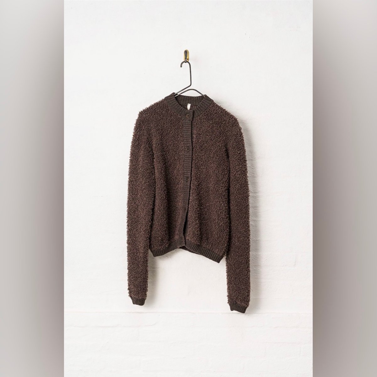 22AW ウィムガゼット カシミヤ混 ニット カーディガン ブラウン 茶色 モカ 22AW ウィムガゼット カシミヤ混 ニット カーディガン ブラウン 茶色 モカ