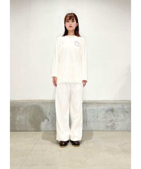 CLOSED Men's/ｵｰｶﾞﾆｯｸ・ﾛﾝｸﾞTEE/Ecru