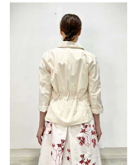 HannohWessel /バイオ&リサイクルコットンジャケット/Ivory