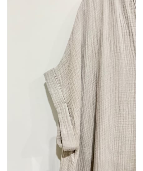【残り僅か】Cotton Gauze/Midi Dress/Haze
