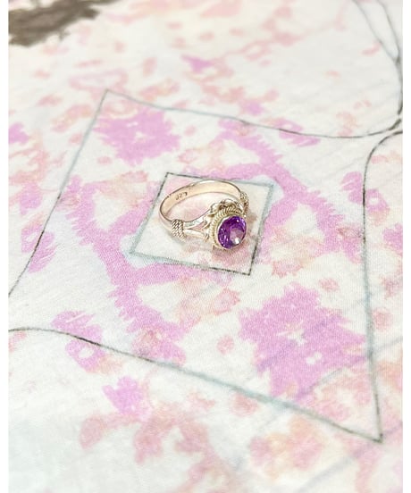 【残り僅か】Pink Tourmaline & 925 Star Silver/リング②