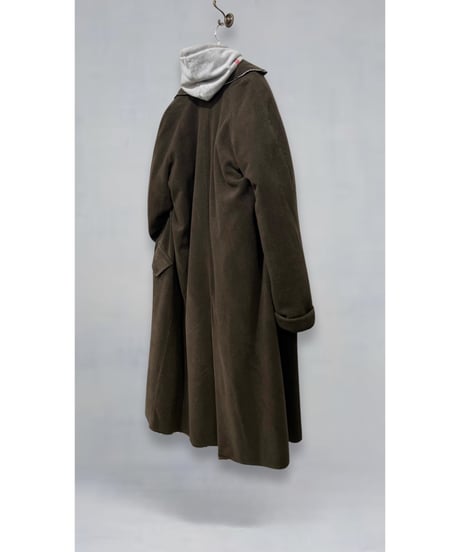 【残り僅か】Men's Hannoh wessel/ウール&カシミヤロングコート/Dark brown
