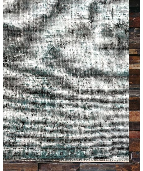 Turkish carpet X Large /Blue patchwork/vintage and antique