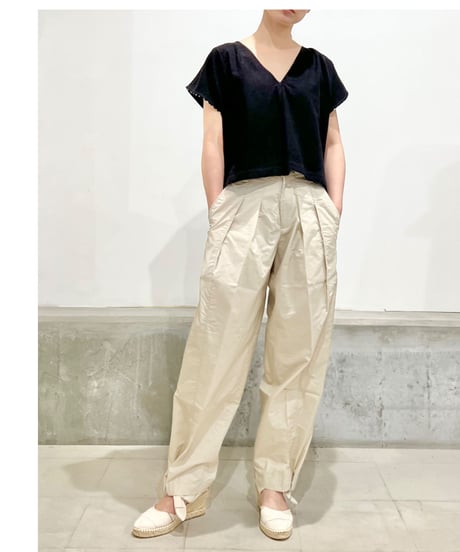 CLOSED/Organicコットンパンツ/Ivory・Navy