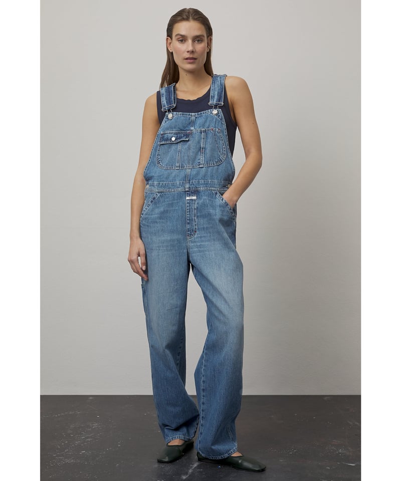 関税、送料込み A.P.C デニムネルダンガリー サロペット デニムダンガリー デニムサロペット、01.150