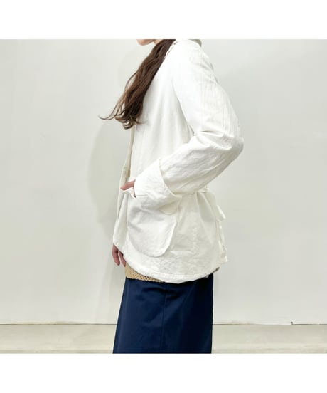 HannohWessel /Bio cottonジャケット/ホワイト