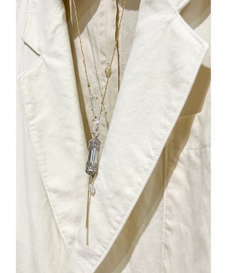 【残り僅か】nina des criquets/Jewelry Box Necklace with Silver 352479/シルバー