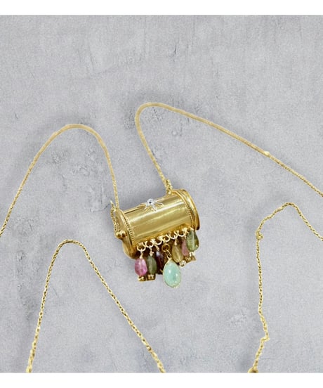 nina des criquets/Jewelry Box Necklace with TOURMALINE　252477/マルチ