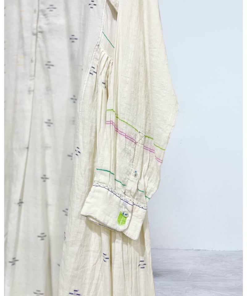 残り僅か】injiriコットン100％/ドレス654/White | ETTA