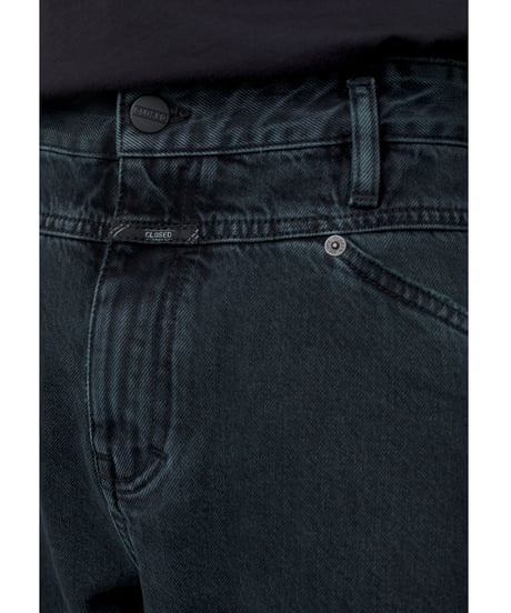 CLOSED Men's/ﾆｰｶｯﾄｵﾌ・X-lentﾃｰﾊﾟｰﾃﾞﾆﾑ/ﾌﾞﾗｯｸ＆ｸﾞﾘｰﾝ