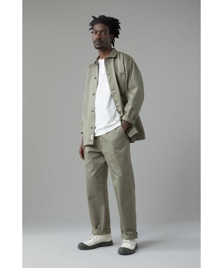CLOSED Men's/ﾁﾉ・ﾘﾋﾞﾝｸﾞﾜｲﾄﾞ/Pole Khaki