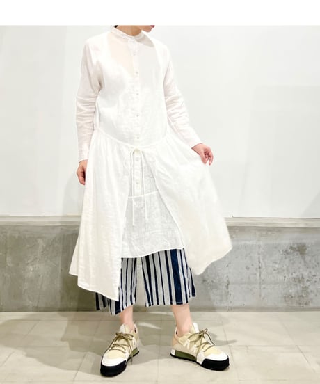 D-due Lab 972V Linen100%ドレス