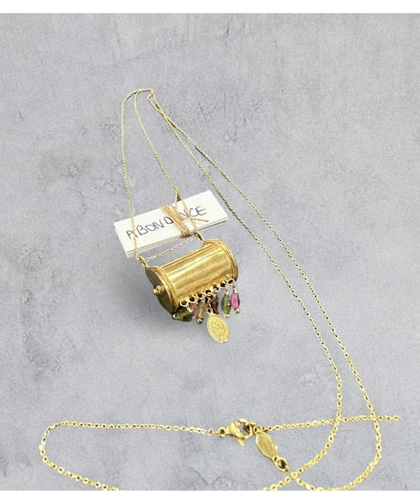nina des criquets/Jewelry Box Necklace with TOURMALINE　252477/マルチ
