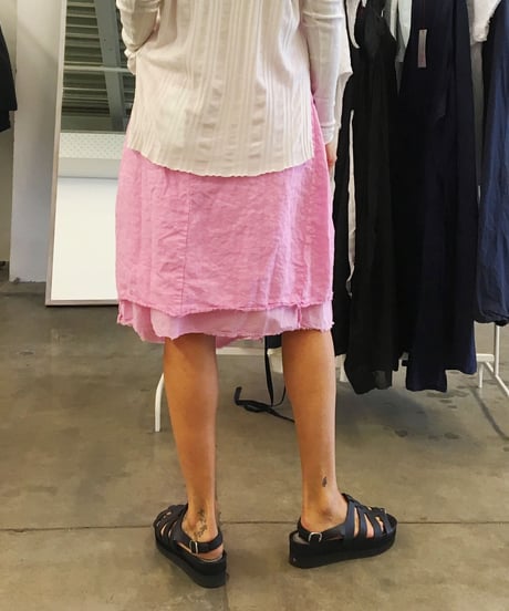 Lady'sリネンスカート(ローズ)/HannohWessel