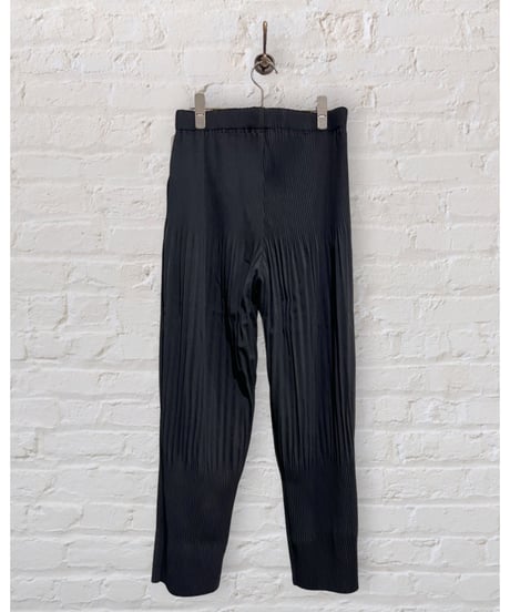【残り僅か】Pleated Pants/Black ブラック