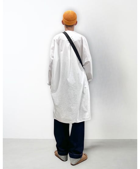 Men'sコットンオーバーシャツ/HannohWessel/フリーサイズ
