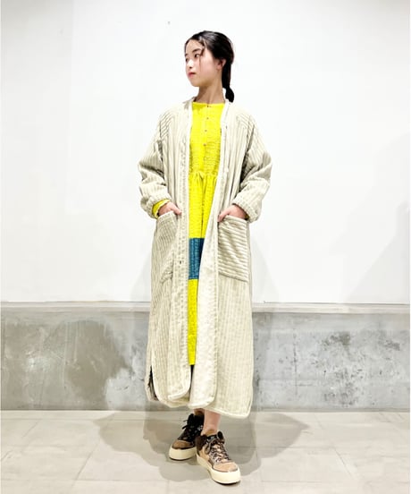 【残り僅か】elsa esturgie/ｺｯﾄﾝ100%ｺｰﾃﾞｭﾛｲｺｰﾄ/ﾗｲﾑｸﾞﾘｰﾝ