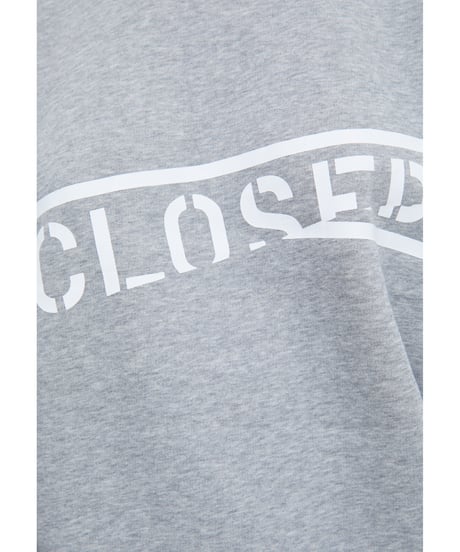 CLOSED/ｵｰｶﾞﾆｯｸ裏毛ｽｴｯﾄ/Logo/ Grey heather melange