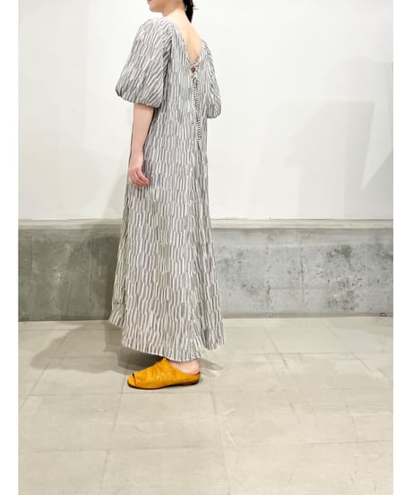 TEIJA/ドレス/ｺｯﾄﾝｽﾄﾗｲﾌﾟ・ﾌﾟﾘｰﾂ