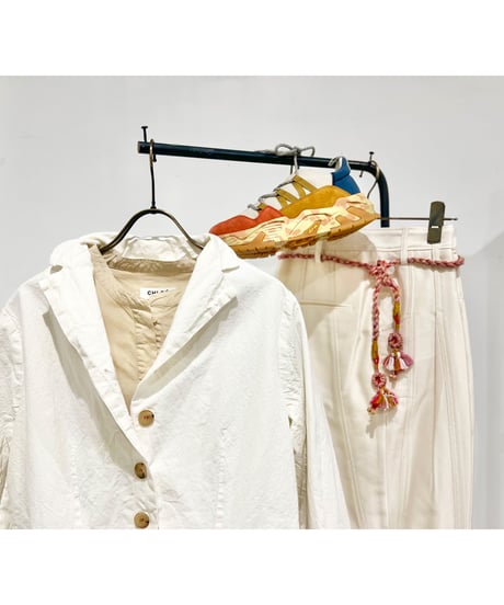【残り僅か】CLOSED Unisex ／ハンドメイドベルト／Bright jasper