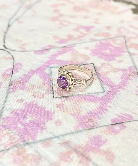 【残り僅か】Pink Tourmaline & 925 Star Silver/リング②