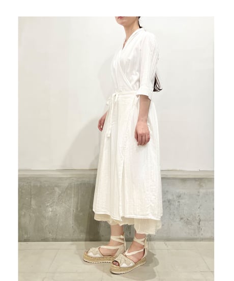 HannohWessel /Lady'sカシュクールドレス/ナチュラル