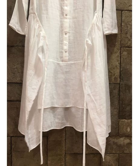 D-due Lab 972V Linen100%ドレス
