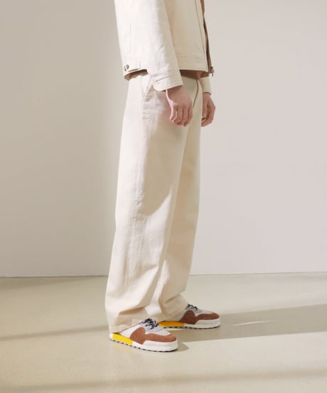 【残り僅か】CLOSED Men'sレースアップスニーカー/Brown oak