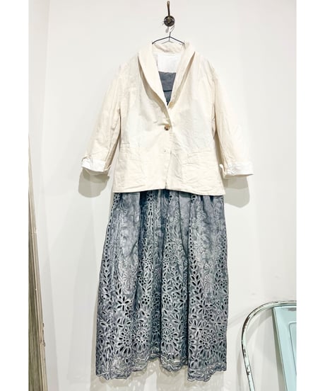 HannohWessel /バイオ&リサイクルコットンジャケット/Ivory