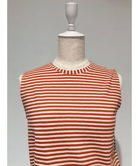 コットン＆リネンノースリーブ／アランチャ