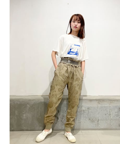 SPOLOGUM  Unisex ベルト付きベージュ/パンツ