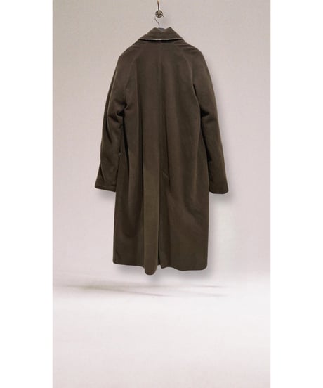 【残り僅か】Men's Hannoh wessel/ウール&カシミヤロングコート/Dark brown