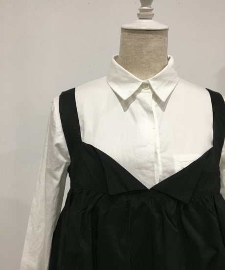 Les filles d'ailleurs／タフタ・ブラックドレス／ロング丈