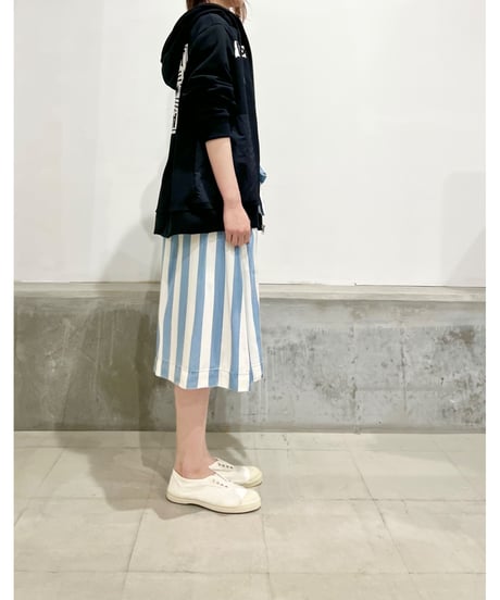 Tee Library/フードジップスエットジャケット/ブラック