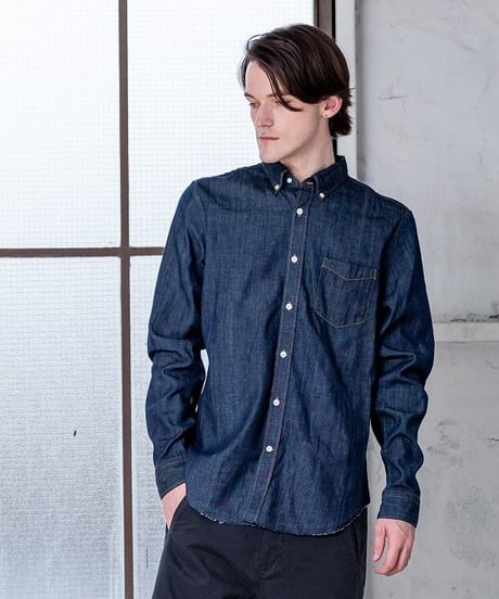 【残り僅か】CLOSED Men's/デニムシャツ/ダークブルー