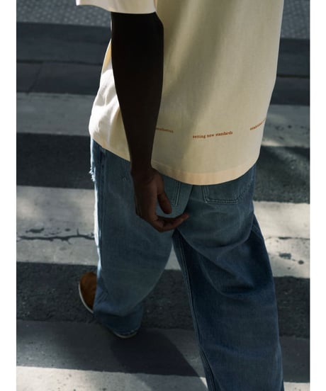 【残り僅か】CLOSED Men's/オーガニックプリントTEE/Cream