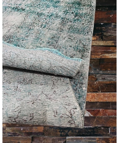 Turkish carpet X Large /Blue patchwork/vintage and antique